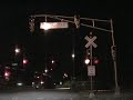 video taken on july 25th, 2007 at echo lake road in west milford, nj. notice the traffic signal pre-emption cycle for the railroad is delayed in starting. normally, pre-emption occurs 30 seconds before the crossing signals activate by displaying a red light at the traffic signal before the crossing. the purpose is keep cars from proceding through the light and stopping on the tracks while the train is approaching. in this video, pre-emption occurs about 10 seconds after the railroad crossing signals activate. luckily this isn't a very busy road and the risk is minimal.