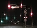 video taken on july 25th, 2007 at echo lake road in west milford, nj. notice the traffic signal pre-emption cycle for the railroad is delayed in starting. normally, pre-emption occurs 30 seconds before the crossing signals activate by displaying a red light at the traffic signal before the crossing. the purpose is keep cars from proceding through the light and stopping on the tracks while the train is approaching. in this video, pre-emption occurs about 10 seconds after the railroad crossing signals activate. luckily this isn't a very busy road and the risk is minimal.