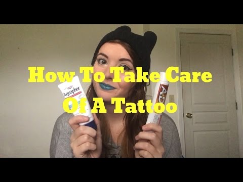 how to properly take care of a tattoo