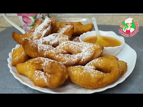Сладкие пышки к чаю. Простой рецепт пышек.