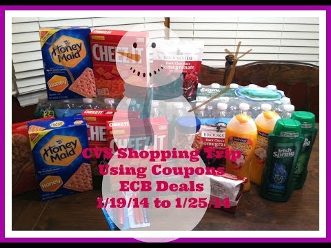CVS Shopping Trip Using Coupons ECB Deals Saved over $112 1/19/14 to 1/25/14