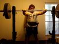 375 pound easy raw squat. Taylor Peyronel. 15 years old.