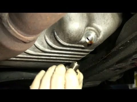 how to drain the oil from a car