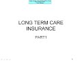Continuing condition care insurance - Feasible?