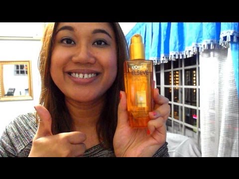 how to use l'oreal extraordinary oil before shampooing