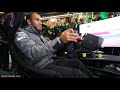 vesaro headed to le mans moto gp and setup some fierce head to head racing action with two vesaro triple display racing simulators. the monster energy rig pl...