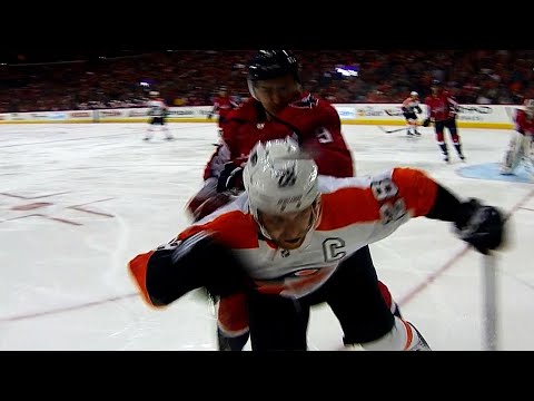 Video: Orlov takes Giroux hard into boards face-first