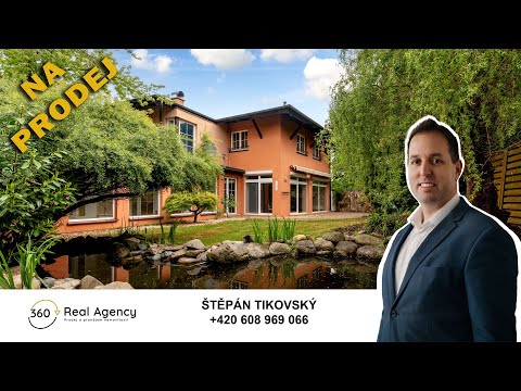 Video Rodinný dům 6+1 a 4+kk s bazénem, wellness a krásnou zahradou – Praha 9 Vinoř / Přezletice