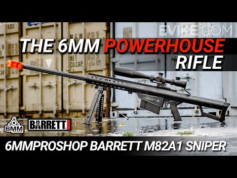 The 6mm Powerhouse Rifle - Barrett M82A1 Bolt Action Powered Airsoft Sniper Rifle