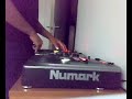 i am djing now for a week .. practise and enjoy ;)  ( sorry for bad sound quality )

set up:
2x numark axis 4
numark dm950