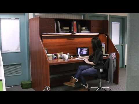 Berg Furniture's Amazing Space Saving Bedroom