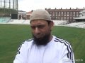 Saqlain Mushtaq in the nets on Surrey TV