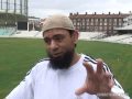 Saqlain Mushtaq in the nets on Surrey TV