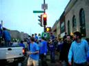 Lawrence craziness, KU win 2008 Lawrence craziness, KU win 2008