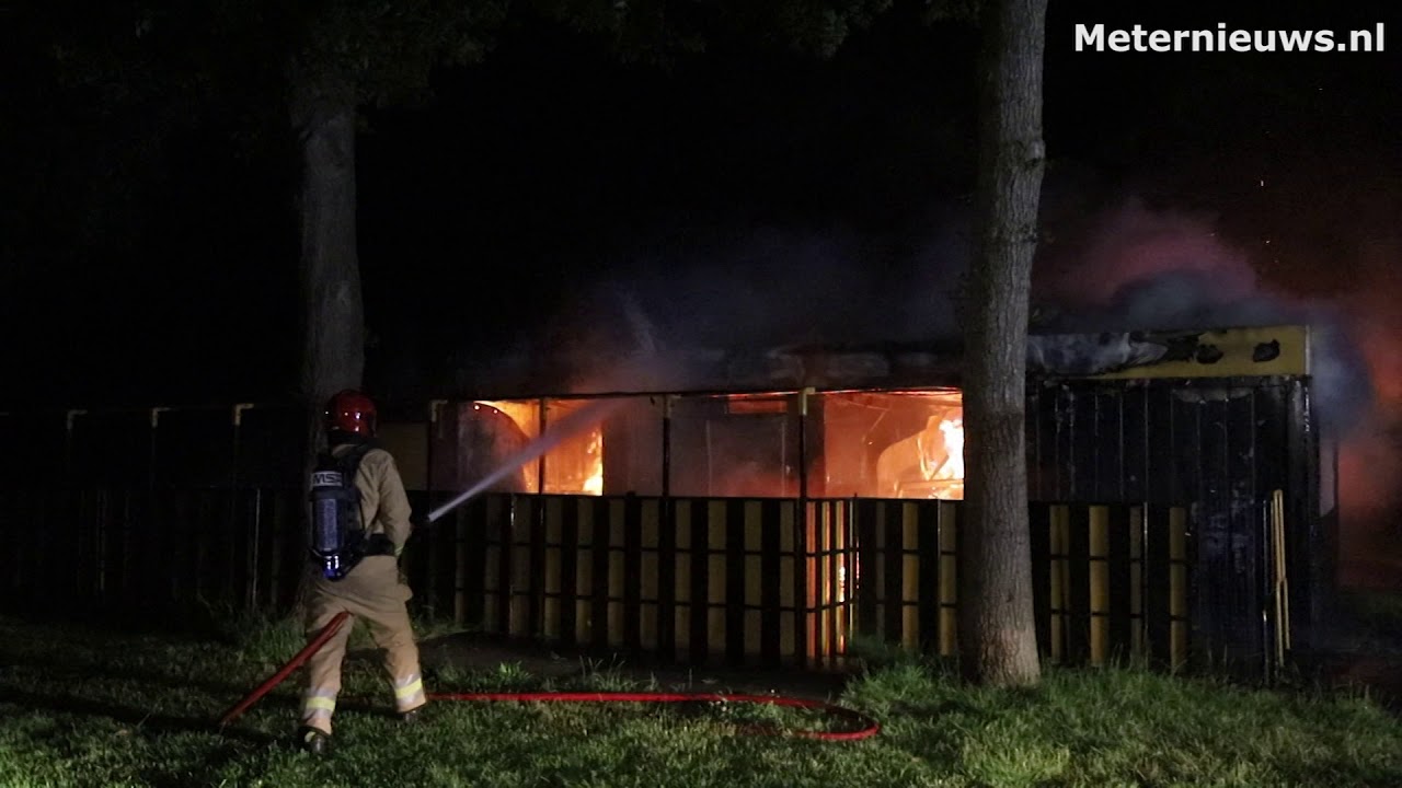 Clubgebouw MSC Siddeburen afgebrand(Video)