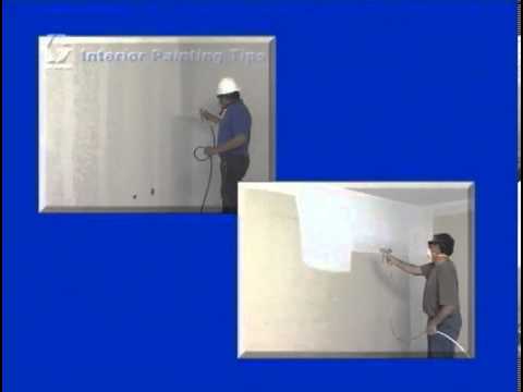 how to use a paint sprayer indoors