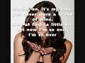 YouTube - Over It katharine mcphee with lyrics