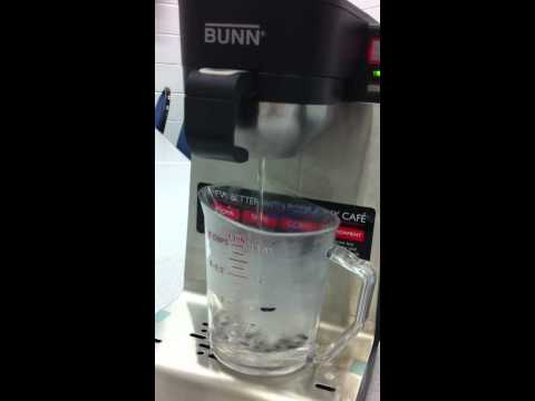 how to drain bunn my cafe