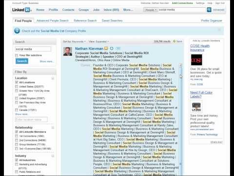 how to add keywords to linkedin profile