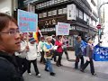 Demonstration against Iraq war in Kumamoto, Japan