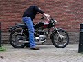 MGS starting The Triumph Bonneville T120 R 650 cc US spec 1973