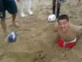 josh and taz diggin outa holes