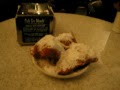 beignets and violin music