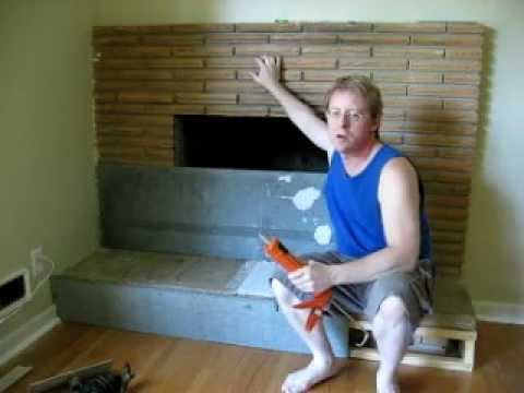 how to fasten concrete board