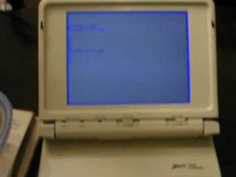 MS DOS - Here's an old MS-DOS computer for you. Slow as hell to boot up, has all the original floppies. Computer is a zenith. complete with RS-232 serial port, serial...