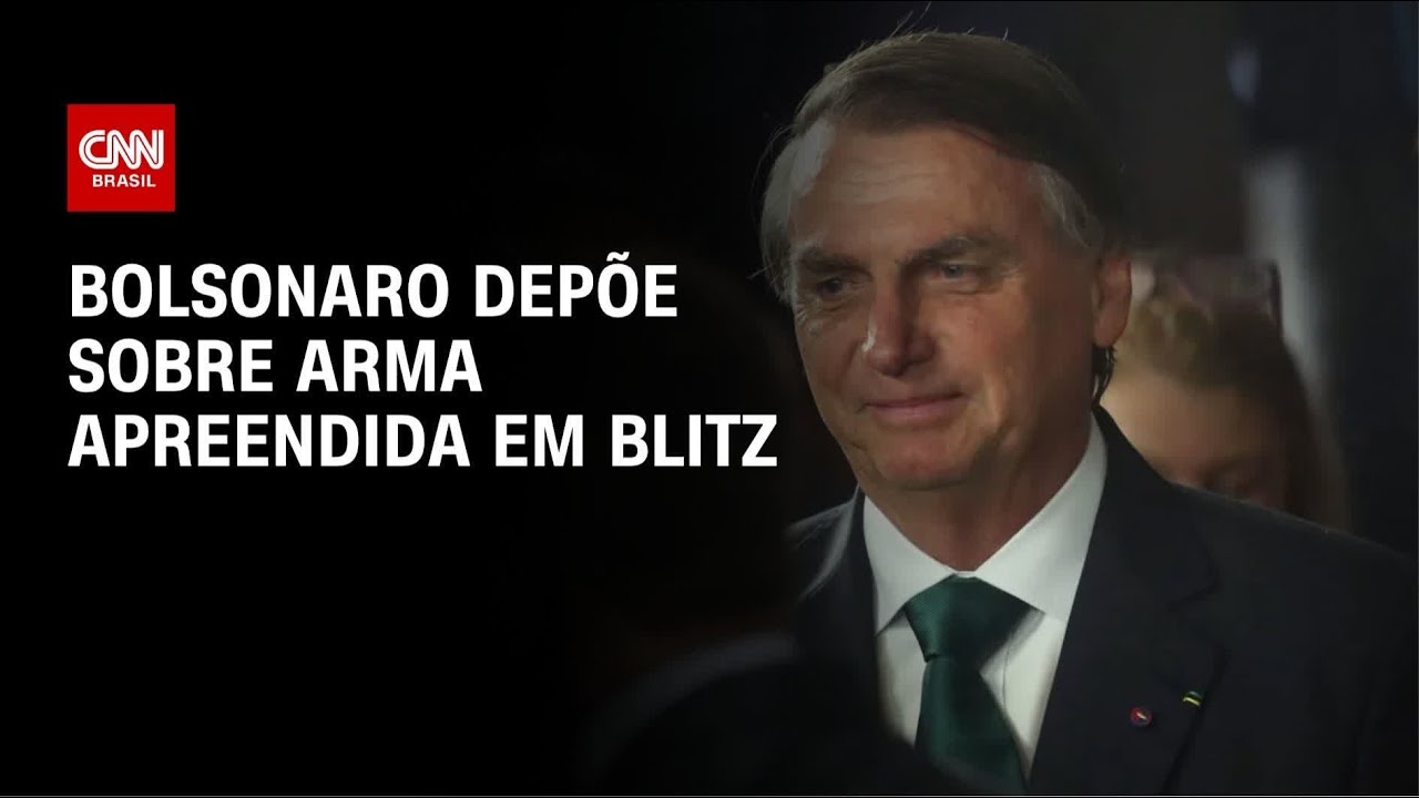 Bolsonaro depõe nesta terça (23) sobre arma apreendida com militar em blitz | CNN NOVO DIA
