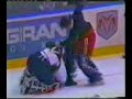 New York Islanders Vs New York Rangers Hockey Fight