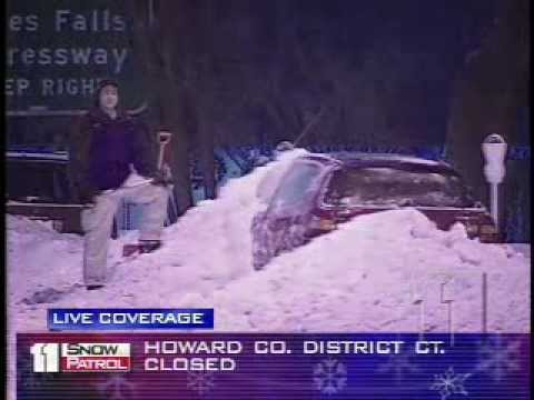 Justin Berk - It was January of 2000 after 17 inches fell in Baltimore City. Everything was closed, the snow stopped, and Justin decided to time digging a car out while To...