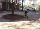 Xavier riding his bike, 02/26/2007