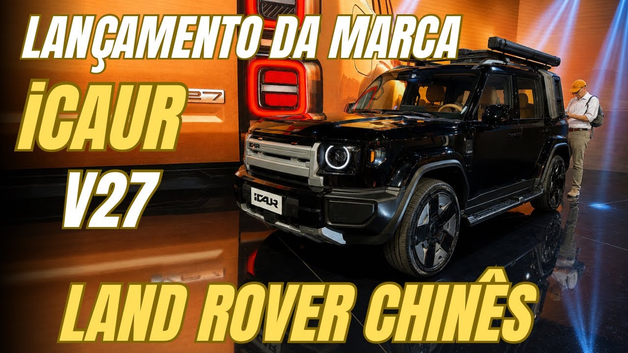 LAND ROVER DEFENDER CHINÊS! iCAUR é a nova marca de HÍBRIDOS DA CHERY