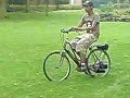Gekke shit opp bromfiets