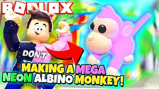 Roblox Adopt Me Neon Business Monkey