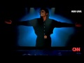 Jermaine Jackson singing smile at Michael Jackson's memorial service.