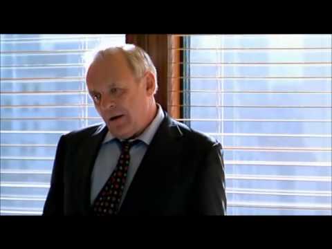 Meet Joe Black - Brad Pitt that playes the death show emotions in this scene.