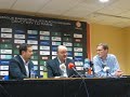 Rueda de prensa Unicaja - Partizan (6ª J. Euroliga) I