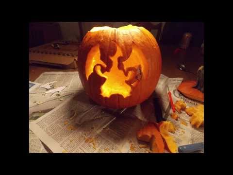 how to make a pokemon jack-o-lantern