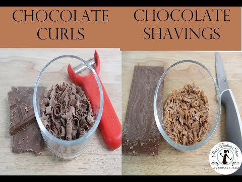 video-linktoworks-How to make Chocolate Shavings and Curls in tamil
