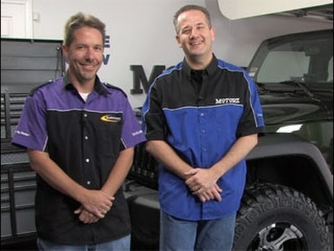 JK - Chris Duke from Motorz TV http://www.motorz.tv/ shows you how to install a 3 inch suspension lift kit on a 2010 Jeep JK and a 2 inch torsion bar lift kit on ...