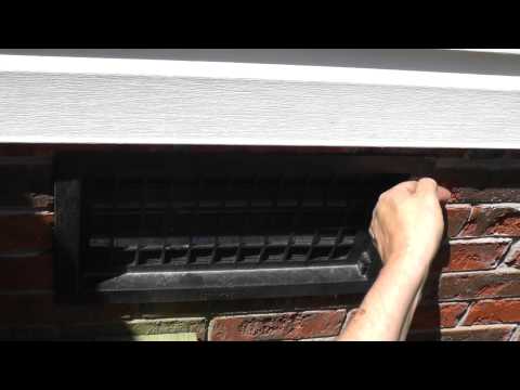 how to replace a crawl space vent