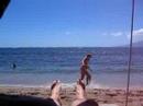 View from a Maui Beach Cabana