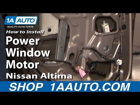 How To Install Replace Rear Power Window Motor Nissan Altima 98-01 1AAuto.com