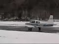 Poor landing at Alton Bay, NH (B18)