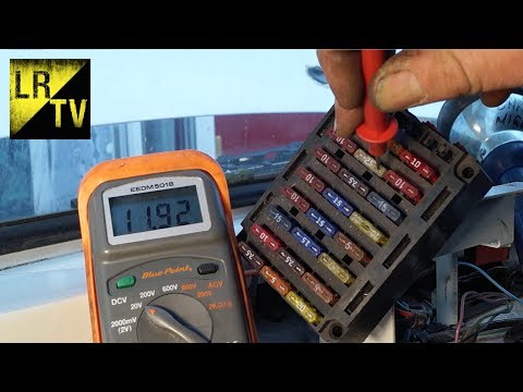Land Rover Electrical fault finding  & diagnosis.  Starter circuit – relay