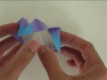 Оригами видеосхема цветка 3