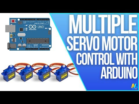 Multiple Servo Control with Arduino Uno R3