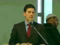 Foreign Secretary, David Miliband visits Mosque